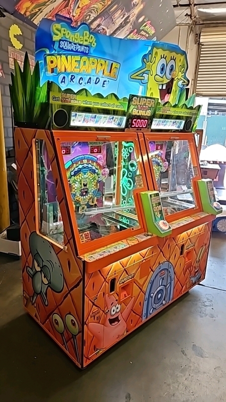 SPONGEBOB SQUARE PANTS PINEAPPLE ARCADE GAME ANDAMIRO