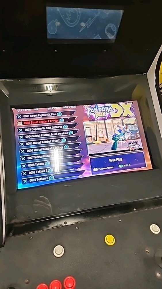 PANDORA DX MULTICADE UPRIGHT ARCADE GAME W/ LCD MONITOR