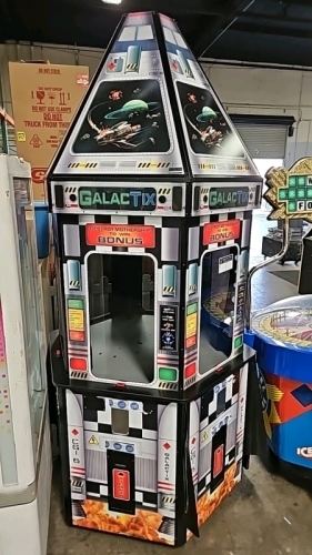 GALACTIX UPRIGHT VIDEO TICKET REDEMPTION GAME CHICAGO GAMING