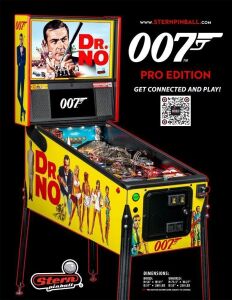 007 JAMES BOND PRO MODEL PINBALL GAME *BRAND NEW IN BOX*