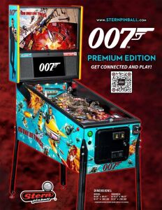 007 JAMES BOND PREMIUM EDITION PINBALL GAME *BRAND NEW IN BOX*