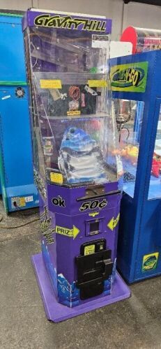 GRAVITY HILL 4" CAPSULE PRIZE VENDING GAME OK MFG