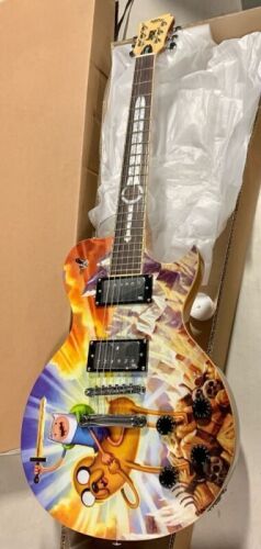 ADVENTURE TIME LIMITED EDITION GUITAR #98/100 LES PAUL STYLE CARTOON ...