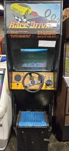 RACE DRIVIN' CLASSIC ATARI ARCADE GAME