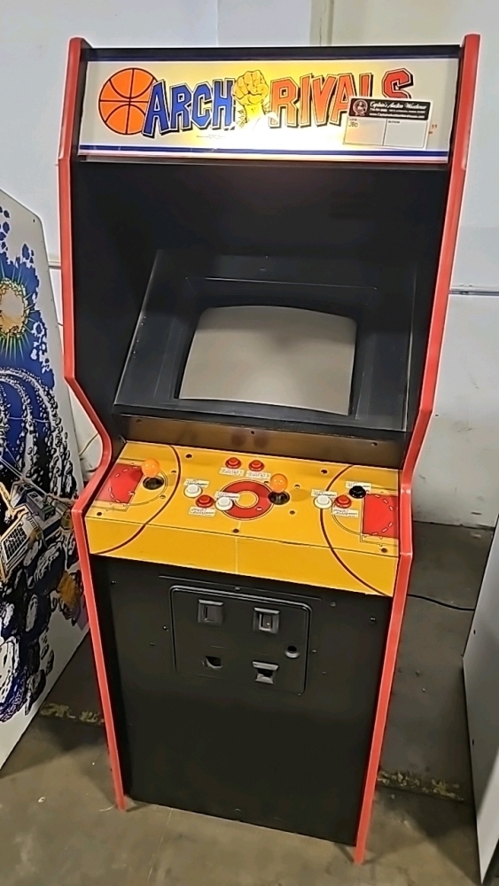 ARCH RIVALS UPRIGHT ARCADE GAME BALLY MIDWAY