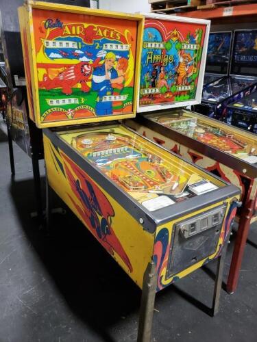 AIR ACES PINBALL PROJECT MACHINE BALLY 1975