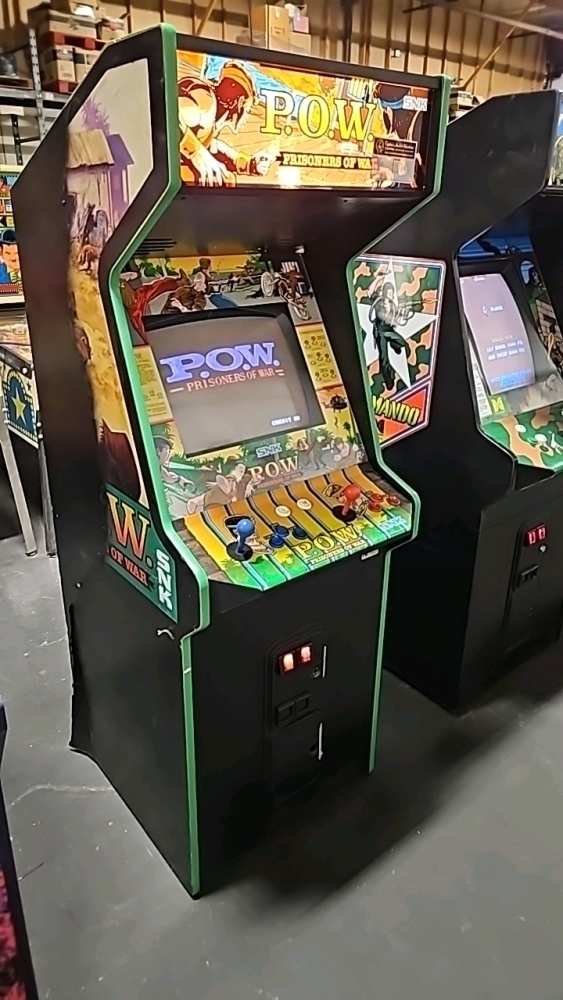 P.O.W. CLASSIC UPRIGHT ARCADE GAME SNK