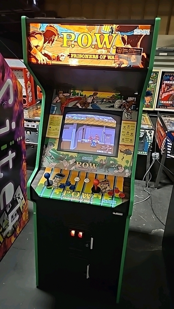 P.O.W. CLASSIC UPRIGHT ARCADE GAME SNK