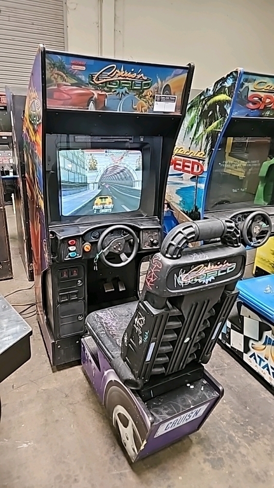 CRUISIN WORLD SITDOWN DRIVER ARCADE GAME MIDWAY