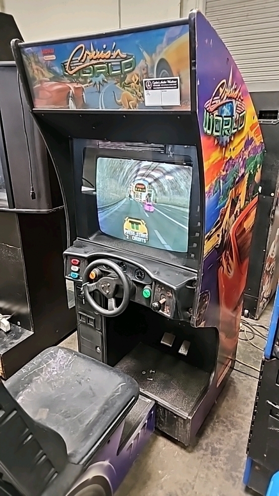 CRUISIN WORLD SITDOWN DRIVER ARCADE GAME MIDWAY
