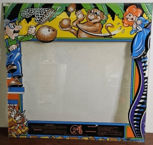 ZOO KEEPER GLASS MONITOR BEZEL ARTWORK ORIGINAL TAITO 1983