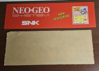 LOT OF 2 NEO GEO SNK 1 SLOT MARQUEE, BALLY MS. PACMAN NOS