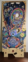 CIRCUS VOLTAIRE PINBALL PLAYFIELD DECK ONLY N.O.S. NON-CLEAR COAT
