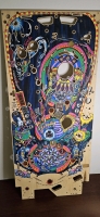 CIRCUS VOLTAIRE PINBALL PLAYFIELD DECK ONLY N.O.S. NON-CLEAR COAT - 2
