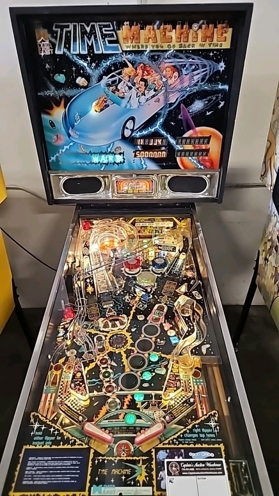 TIME MACHINE CLASSIC PINBALL MACHINE DATA EAST