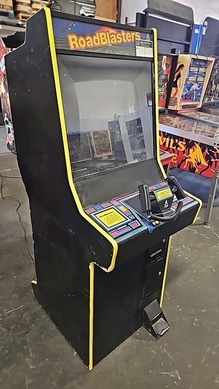 ROAD BLASTERS UPRIGHT CLASSIC SYSTEM 1 ARCADE GAME ATARI