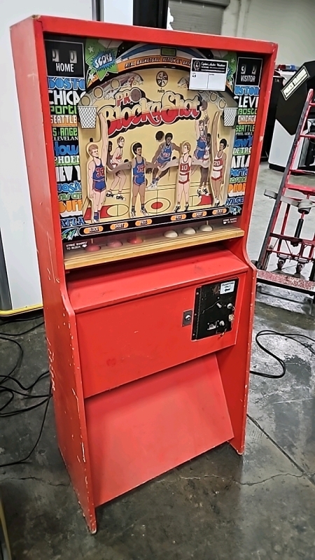 PRO BLOCK SHOT BASKETBALL NOVELTY GAME ANTIQUE