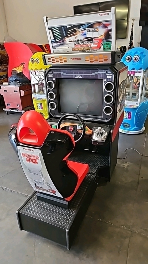 MAXIMUM TUNE 3 SITDOWN RACING ARCADE GAME NAMCO #2