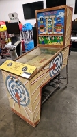 1959 BALLY BATTING PRACTICE PITCH & BAT COIN OP ANTIQUE ARCADE - 2