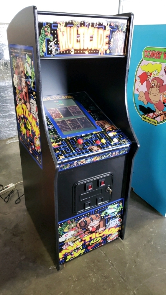 MULTICADE 60 IN 1 UPRIGHT ARCADE GAME W/ LCD MONITOR BRAND NEW BUILD