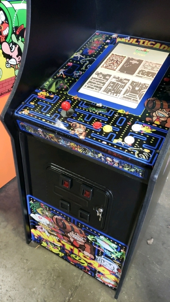 MULTICADE 60 IN 1 UPRIGHT ARCADE GAME W/ LCD MONITOR BRAND NEW BUILD