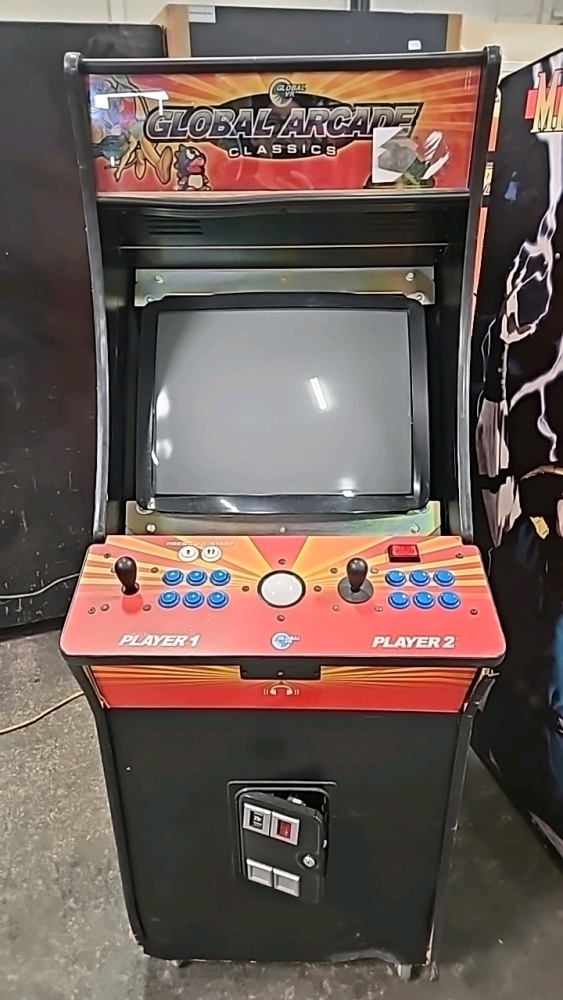 GLOBAL ARCADE UPRIGHT ARCADE GAME GLOBAL VR
