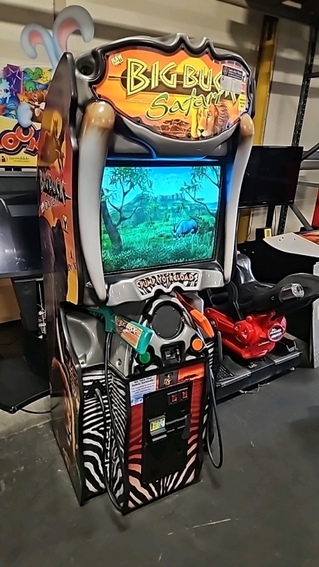 BIG BUCK SAFARI UPRIGHT ARCADE GAME RAW THRILLS