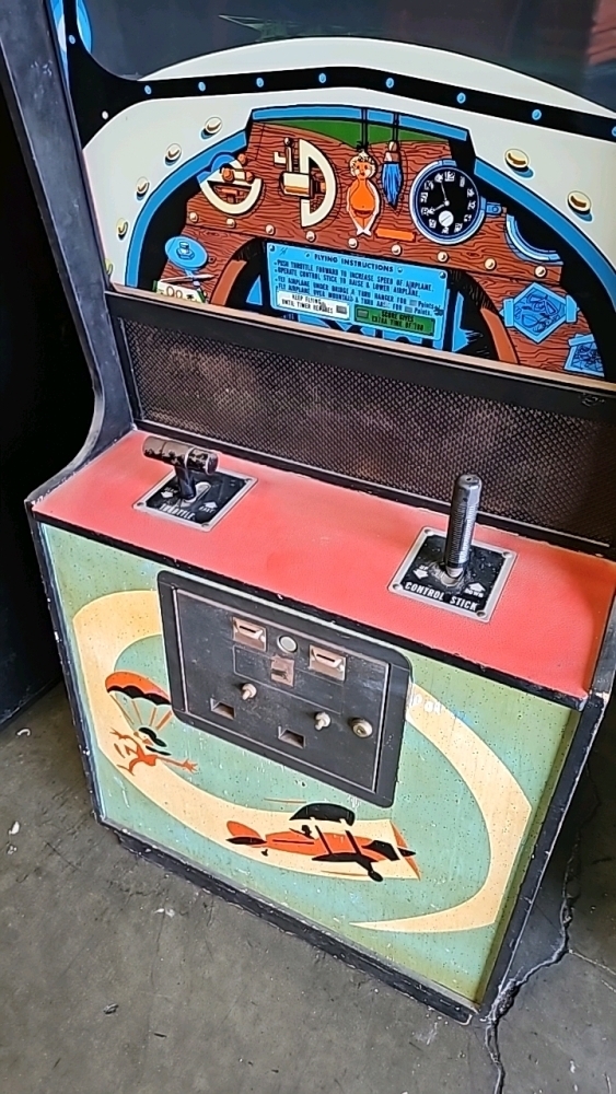MIDWAY'S STUNT PILOT UPRIGHT EM ARCADE GAME