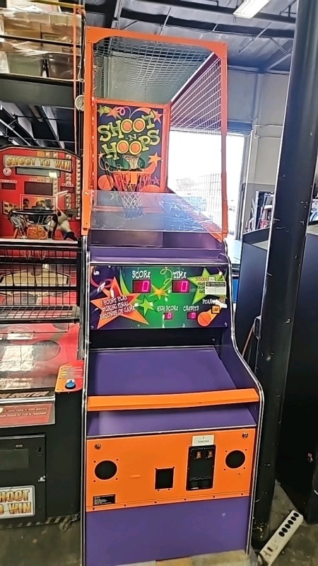 SHOOT N HOOPS BASKETBALL BAYTEK SPORTS REDEMPTION ARCADE GAME