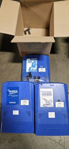 1 BOX LOT- CAPCOM CP2 SYSTEM ARCADE GAME PCB'S MISC