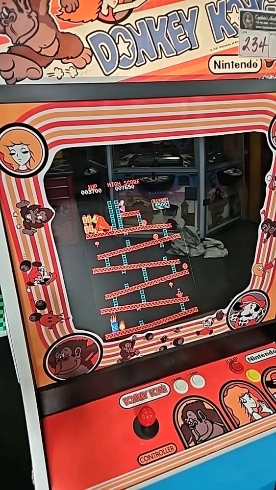 DONKEY KONG UPRIGHT ARCADE GAME W/ LCD MONITOR BRAND NEW BUILD