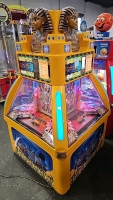 PHAROAH'S TREASURE 4 PLAYER TICKET REDEMPTION PUSHER ARCADE GAME - 3