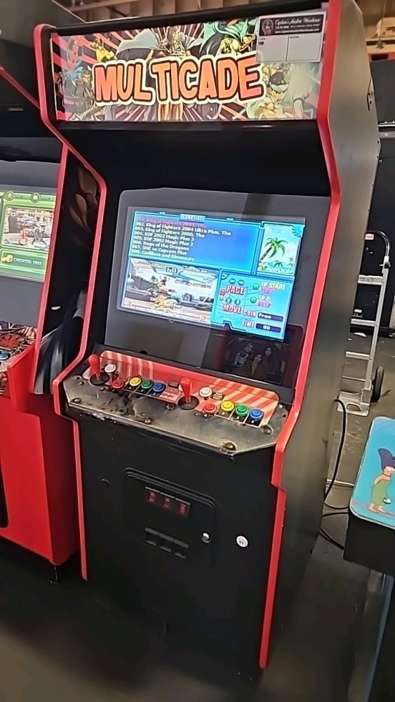MULTICADE UPRIGHT BLUE ELF IN NEO GEO CAB W/ LCD MONITOR