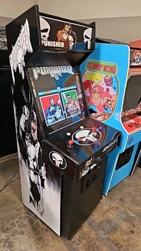 THE PUNISHER SKINNY CAB BRAND NEW BUILD UPRIGHT ARCADE GAME