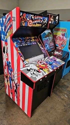 CAPTAIN AMERICA & THE AVENGERS BRAND NEW BUILD UPRIGHT ARCADE GAME