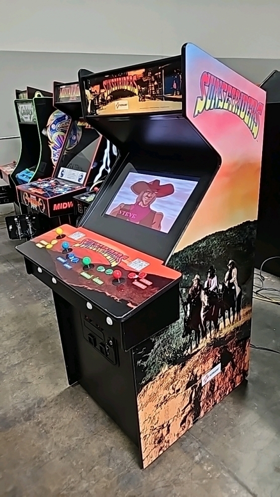 SUNSET RIDERS 4 PLAYER BRAND NEW BUILD UPRIGHT ARCADE GAME