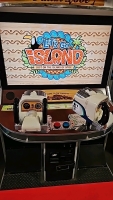 LET'S GO ISLAND FIXED GUN SHOOTER ARCADE GAME SEGA W/ SEAT - 2