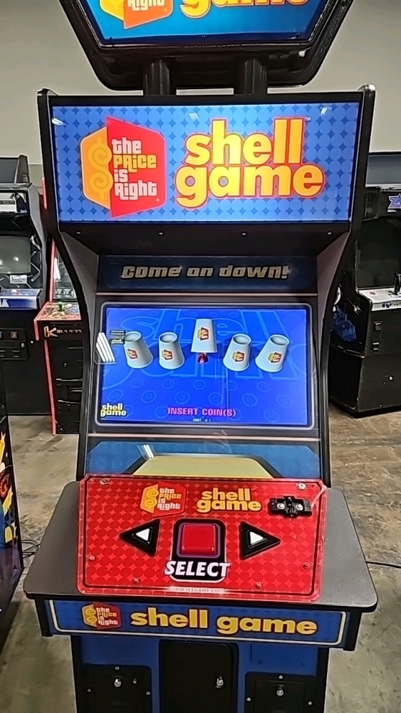 THE PRICE IS RIGHT SHELL GAME UPRIGHT VIDEO REDEMPTION GAME #1