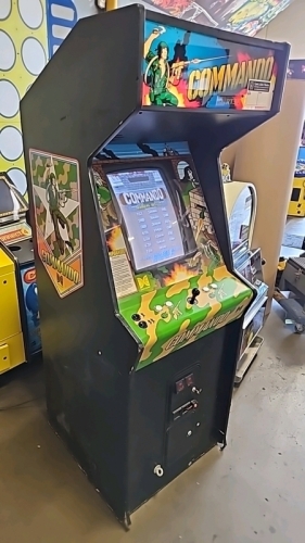 COMMANDO CLASSIC DEDICATED DATA EAST UPRIGHT ARCADE GAME