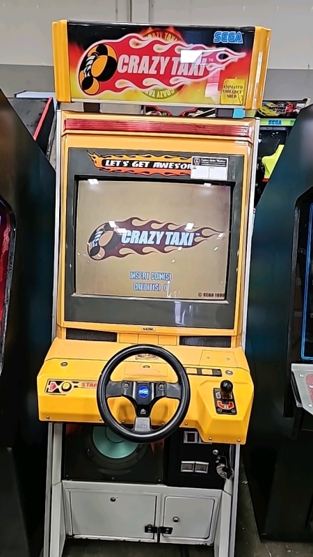 CRAZY TAXI UPRIGHT ARCADE GAME SEGA NAOMI