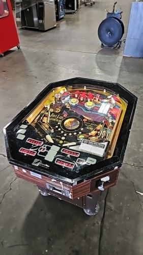 FOXY LADY COCKTAIL TABLE PINBALL MACHINE GAME PLAN