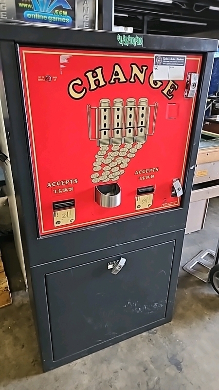 AC6000 DOLLAR COIN CHANGER MACHINE AMERICAN CHANGER CORP XA