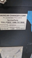 AC6000 DOLLAR COIN CHANGER MACHINE AMERICAN CHANGER CORP XA - 3