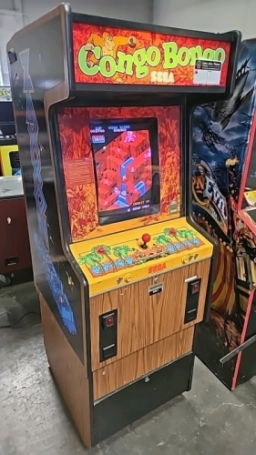 CONGO BONGO RARE CLASSIC UPRIGHT ARCADE GAME SEGA