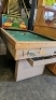 SCORE POOL WILLIAMS CLASSIC SLATE TOP ARCADE POOL TABLE GAME ANTIQUE E.M.