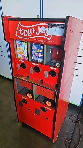 TOY N' JOY UPRIGHT BULK CANDY CAPSULE VENDING STAND