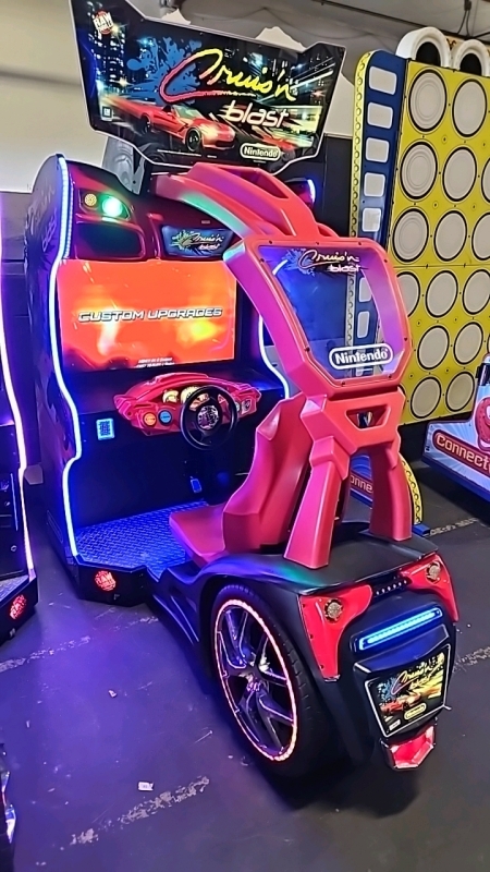 CRUISIN' BLAST SITDOWN RACING ARCADE GAME RAW THRILLS