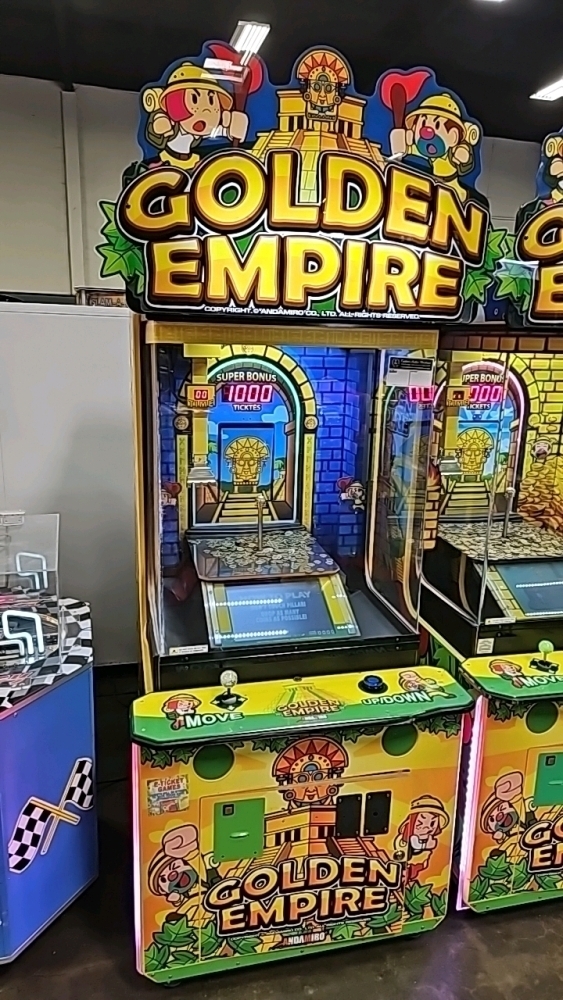 GOLDEN EMPIRE COIN PUSHER TICKET REDEMPTION GAME ANDAMIRO #2