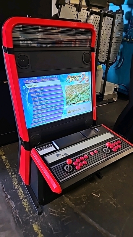 32" LCD RED CANDY CABINET ARCADE GAME PANDORA 9D MULTICADE