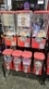 7 HEAD CANDY CAPSULE STICKER BULK VENDING STAND LRC